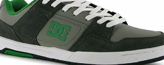 DC Hacker Mens Skate Shoes Grey/Green 7 UK UK [Apparel]